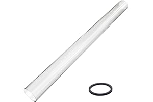 OYYQ Patio Heater Glass Tube Replacement, 49.5 x 4 Patio Outdoor Replacement Parts for 4-Sided Pyramid Heater