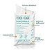 Go On The Go Disposable Urinal and Vomit Bags for Female and Male, Take Along for Travel, Traffic, Hiking or Camping - 6 Urinal/Vomit Bags Bonus 15 Cleansing Wipes Included