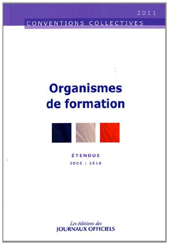 Convention collective nationale, organismes de formation