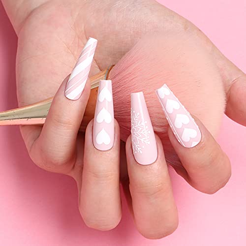 Long Fake Nails - Clear Acrylic Coffin Shaped Ballerina Nails Tips BTArtbox 500pcs Full Cover False Artificial Nails with Case for Salons and DIY Nail Art, 10 Sizes - Image 3
