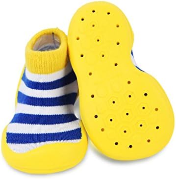 GGOMOOSIN Non-Skid Rubber Sole Slipper Socks-marin US 5.5/Asia 125 (KGSHSN09)