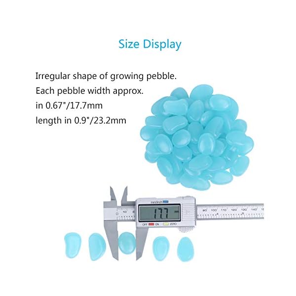 ZoomSky Pietra Luminosa 200 PCS Ciottoli Luminosi Resina Glowing Stone Illumina Il Tuo Giardino Acquario Affascinante… ZoomSky ZoomSky Pietra Luminosa 200 PCS Ciottoli Luminosi Resina Glowing Stone Illumina Il Tuo Giardino Acquario Affascinante…