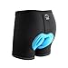 Sportneer Men's 3D Padded Bicycle Cycling Underwear Shorts with Anti-Slip Design, Breathable Adsorbent,USA M/EU L