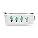 Dulcii Students Canvas Pencil Case Pen Bag Pouch,Super Large Capacity School Stationary Case,Cactus Pattern