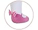 Baby Infant Toddler Shoe Look Tights - Mary Jane - Anti Slip Soles - Soft Cotton Knit (9-12 Months, Sparkle Pink)