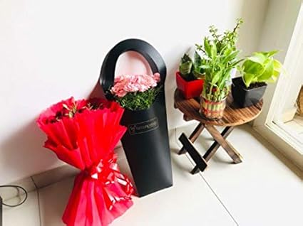 A N Handicrafts Wooden Bed Side Table Small Folding End Table Round Brown 12 Inch Amazon In Home Kitchen