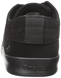 Emerica Men's Emery Skate Shoe,black/black/black,9