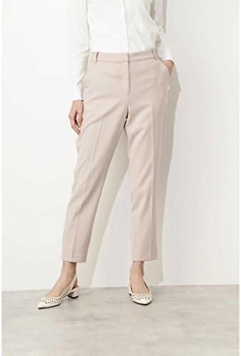 Amazon ナチュラルビューティーベーシック Natural Beauty Basic ウォッシャブル ハイカウントドビーセットアップ パンツ ベージュ S パンツ 通販
