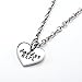 Top Plaza 2pcs/set Father/Mother Daughter Grandpa/Grandma Granddaughter Keychain, There Is A Girl Stole My Heart Necklace Set