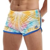 AIMPACT Mens Running Shorts Breathing Workout Gym Booty Short Shorts