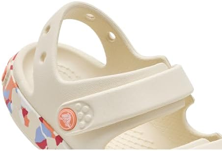 Crocband Cruiser Sandal, Summit White/Guava, tamanho 43 UK Child, Summit White Guava, 31 EU