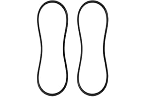 2-Pack Replacement Drive Belts for Ariens Deluxe 24-inch and 28-inch Snow Blowers — Compatible with Part Number 07200802, Rub