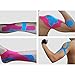 Pain Relief Kinesiology Tape (2-Pack) Waterproof Sports & Athletic Taping for Knee, Shin Splints, Shoulder and Muscle - 2