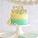 URAQT Birthday Candles Numbers, Gold Glitter Birthday Numeral Candles for Birthdays, Weddings, Reunions, Theme Party, Number 3