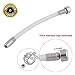 TERNENCE Stainless Steel Male Chastity Device Accessories 8mm Silicone Tubing (Stainless Steel + Transparent H10)