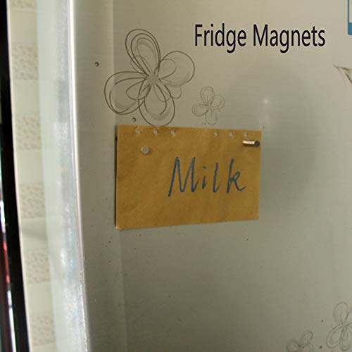 Zicome 100Pcs Round Magnets for Fridge, Office, Dry Erase Board, Refrigerator, Whiteboard, Map