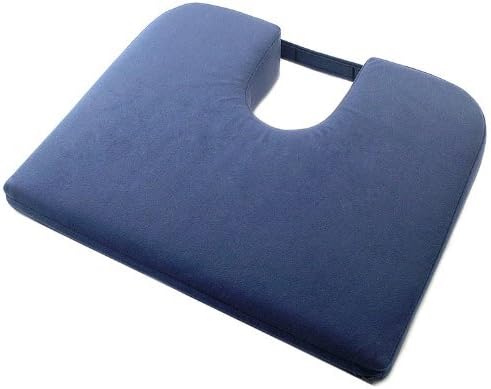 EXTRA FIRM Tush Cush Car Computer Airplane Travel Seat Cushion Navy by Tush Cush