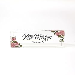 Personalized Teacher Desk Name Plate – Custom