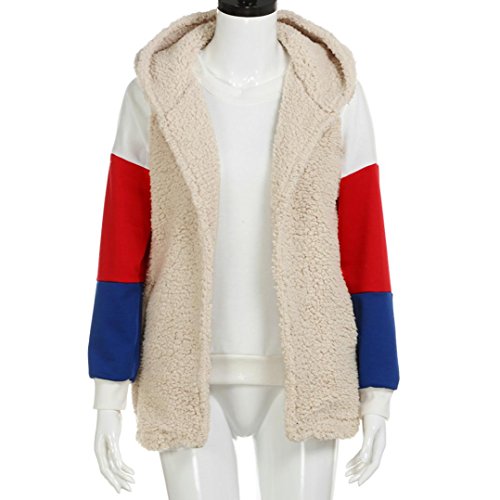 image for Tsmile Womens Vest Coat Fashion Winter Warm Faux Fur Hoodie Outwear Ca