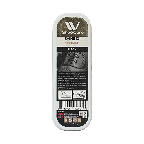 WBM Shoe Care Shoe Polish, Shoe Shining Sponge and Shoe Liquid Polish | Black, Water Resistant and Conditioner Treatment - Thumbnail 6