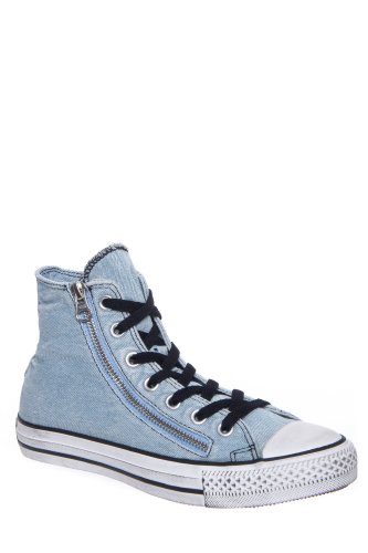 Converse Unisex Chuck Taylor Double Zip Hi Top Sneaker - Light Blue