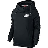 Nike Womens Rally Funnel Neck Hooded Sweatshirt