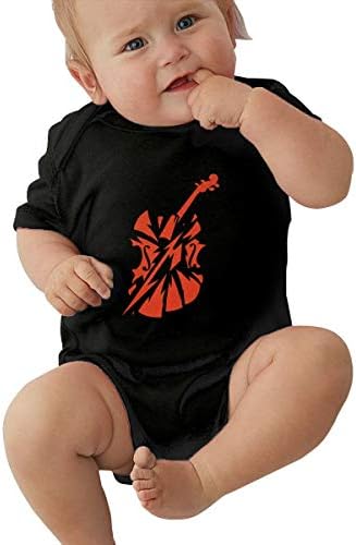 JackRdd Metallica Unisex Baby Jersey Bodysuit Cute Short Sleeve T-Shirt Black