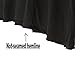 Mordenmiss Women's 2017 New Loose Long Top Cotton Hoodies Dress With Front Big Pocket Style 1 L Black