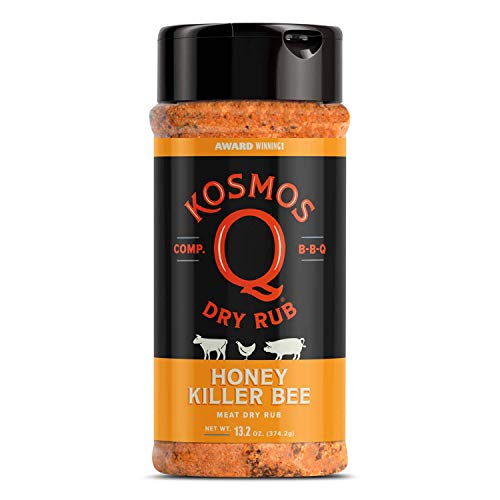 Killer Bee Honey Rub 12oz.Shaker Bottle - Barbecue Rub - GLUTEN FREE - NO MSG Rub