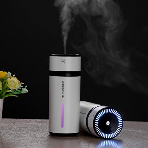SYlive Ultrasonic Air Humidifier, Fogger LED Oil Aroma Diffuser Mist Maker Aromatherapy Diffuser, Air Cleaner Nebulizer Vaporizer (Black)