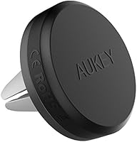AUKEY Soporte Movil Coche Air Magn&eacute;tico Universal Soporte de Smartphone para Rejillas del Aire de Coche para iPhone 6s / 6 Plus, Samsung Galaxy S6 / Note 4 / LG G3 y Dispositivo GPS ( Negro )