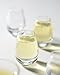 ZENS Sake Cups Glass,Cute Clear Sake Glasses Cups 1.35 Once Set of 2 with Heavy Base for Sake Carafe Japanese Cold Liquor