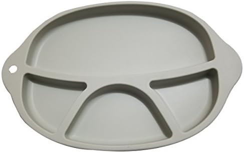 NING Waterproof Baby Silicone Placemats Slip-resistant Dinner Plate Table Mat (Gray)