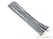 10-Pack Heavy Duty 8 Inches Stainless Steel Exhaust Strap Wrap Coated Locking Zip Cable Ties