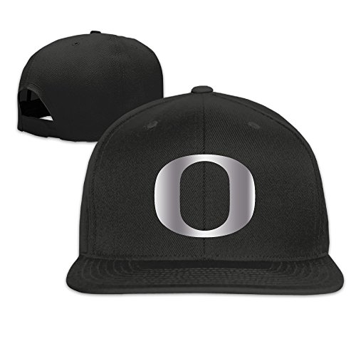 Oregon Ducks Platinum Logo Flat Brim Baseball Snapback Hat