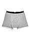 iHeartRaves Men's Anti-Theft Boxer Briefs with Pocket - Comfortable Inside Pocket Boxer Brief Underwear with Pouch Lining Undies (Grey, Large)