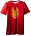 Under Armour Boys Alter Ego Marvel Fitted Baselayer Top, Red/Steeltown Gold, Youth Medium