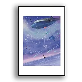 Framed Canvas Wall Art for Living Room, Bedroom Whale Canvas Prints for Modern Home Decoration Ready to Hang - 16"x24" inches