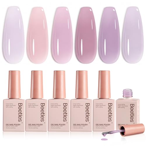Beetles Purple Gel Nail Polish Set