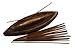 Large Incense Burner & Incense Sticks Gift Set - Hand-Made, Solid Wood, Kayak Holder Catches All The Ashes + 20 Incense Sticks - New