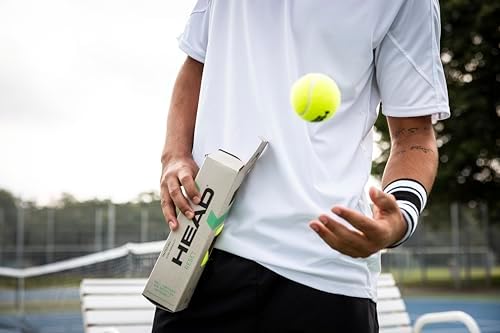 4B Reset (4 Balles) Balle de Tennis, Jaune, One Size