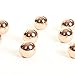 Koyal Wholesale Rose Gold Classic Round Placecard Holders, 8-Pack, Menu Card Holder, Table Number Holders