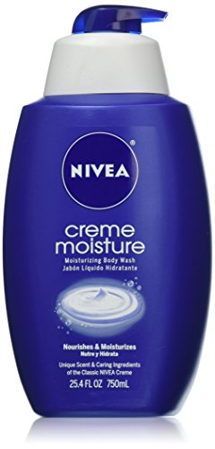 NIVEA Creme Moisture Moisturizing Body Wash, 25.4 fl oz