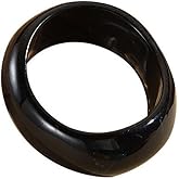 Kicomvi Acrylic Resin Bangle Bracelet Colorful Chunky Irregular Wristbands Bracelets for Women