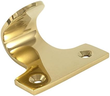 Merriway BH01897 (2 Pcs) Sliding Sash Window Lift, Polished Solid Brass - Pack of 2 Pieces