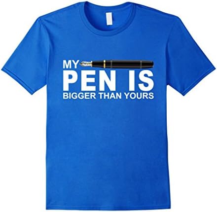 Men's Fountain Pen Business Shirt Luxury Pen Hand crafted Bambo Large Royal Blue