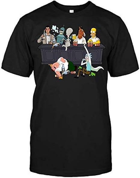 Roger Amerikaner Papa Bender Homer Simpson Rick Bojack Reiter Sterling Archer Peter Griffin Amazon De Bekleidung