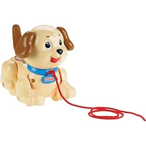 Fisher-Price Lil' Snoopy, pull-along toy dog for walking infants and toddlers ages 12 months and older