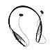 Bluetooth Headphones, DolTech Stereo Wireless Headset Neckband Retractable Sport Earbuds with Mic Noise-Cancelling, Sweatproof Bluetooth 4.1 for iPhone IOS Android (Black)