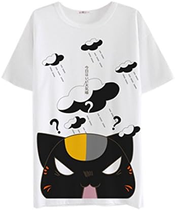 Anime Natsume Yuujinchou Nyanko Sensei Tee Cosplay Costume T-shirt ON
